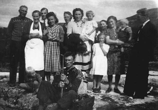 Samling på Birkeli1945