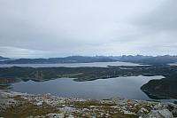 Utsikt mot Evjen og Marvold fra Fjellfjellet